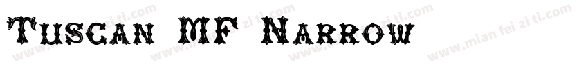 Tuscan MF Narrow字体转换